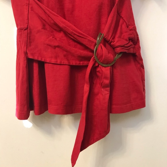 Anthropologie Maeve Belted Top - Picture 2 of 4